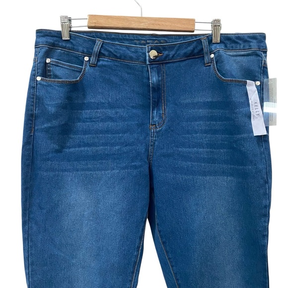 NEW - Tahari Kelly Jeans Mid Rise Skinny size 20W - Picture 2 of 9